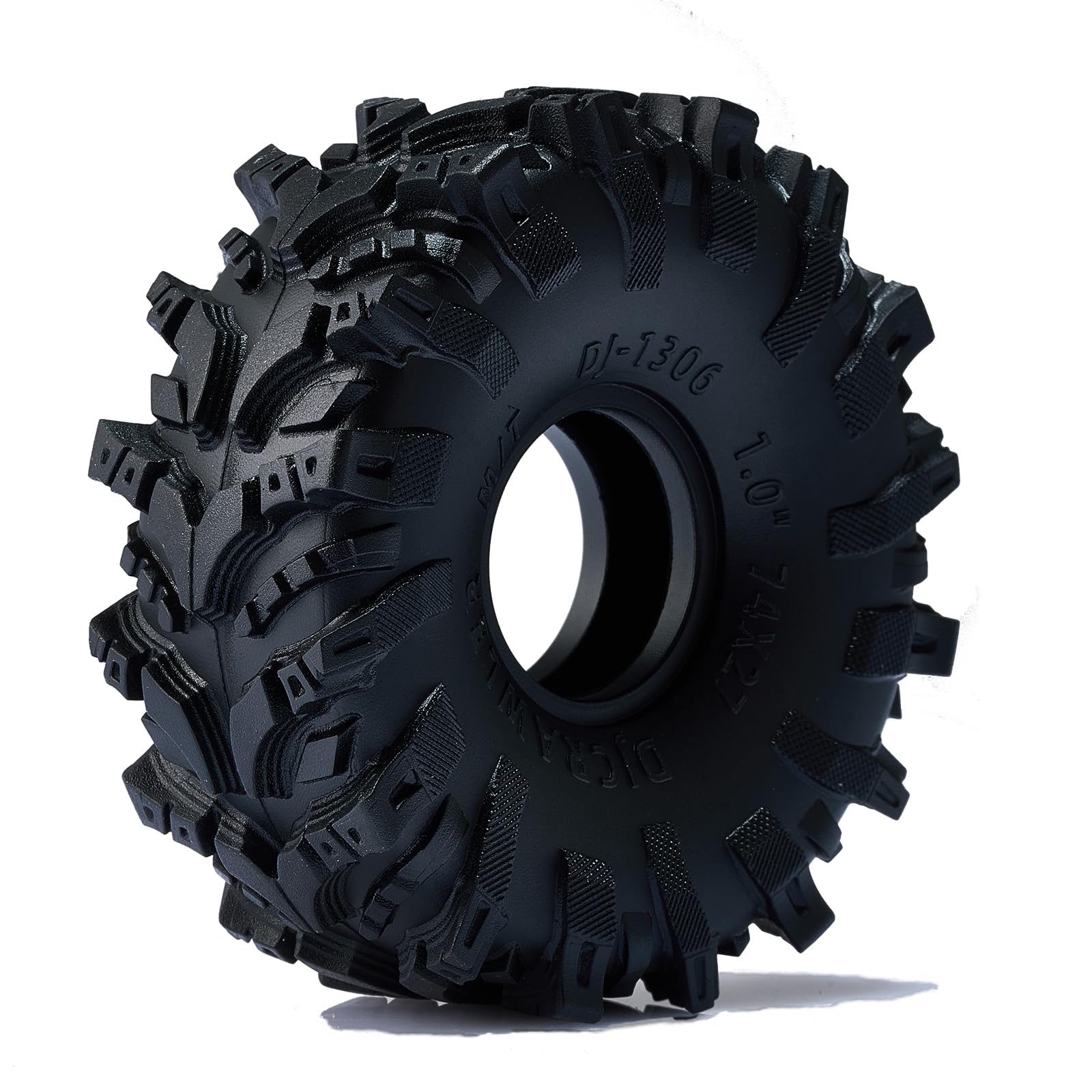 DJCRAWLER Super Soft 1.0 Mud Tires, Large 74*27mm Tire for TRX4M F